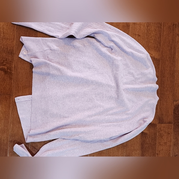 Merona Light Purple Button Up Sweater - Picture 4 of 14